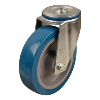 roulette pivotante 125mm serie 21 ᠆ 15 trou pour boulon roulement à rouleaux