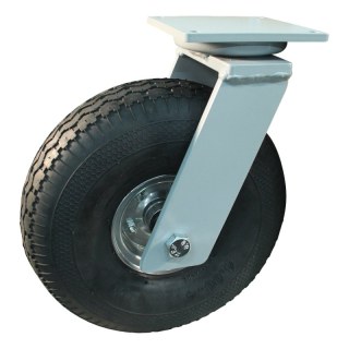roulette pivotante 4.00-4 2.10-4H2 ET0 roulement à rouleaux Ø25 NL75mm métal V-6504 gris argent 20 montage de la plaque roulemen