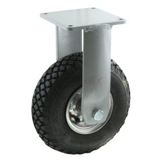 roue fixe 4.00-4 2.10-4H2 ET0 roulement à rouleaux Ø25 NL75mm métal V-6504 gris argent 20 montage de la plaque roulement à roule