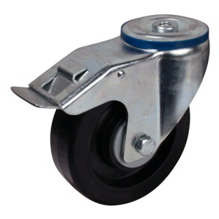 roulette pivotante avec frein 160mm série 07 ᠆ 15 trou pour boulon roulement à billes