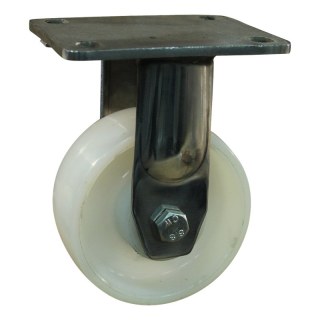 roue fixe 200mm serie 34 ᠆ 32 montage de la plaque roulement à aiguilles éxécution inox