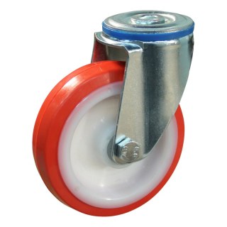 roulette pivotante 125mm série 27 ᠆ 15 trou pour boulon palier lisse