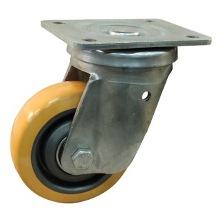 roulette pivotante 125mm serie 21 ᠆ 36 montage de la plaque Roulement à billes en inox