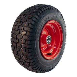pneu + roue 16x6.50-8 5.50Bx8H2 ET0 NL100mm métal V-3502 Rouge