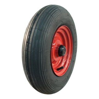 pneu + roue 4.80/4.00-8 2.50x8H2 ET-8 NL88mm métal S-2301 Rouge