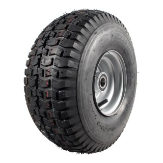 pneu + roue 15x6.00-6 4.50Ax6 ET0 NL78mm métal V-3502 gris argent