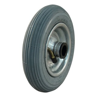 pneu + roue 7x1 3/4 (175x45) 1.25x3.8 (200x50) ET0 NL60mm métal C-179 gris argent