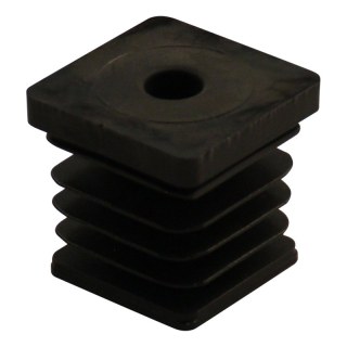 Douille carrée 17 k 8x28 hs, pour entretoise 20x20x1,5 (intérieur 17x17) PA