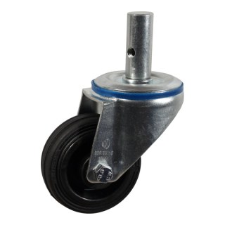 swivel castor 80mm series 01 - 15 roller bearing bolt hole Pin