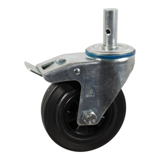 roulette pivotante avec frein 100mm série 01 ᠆ 15 goupille roulement à rouleaux