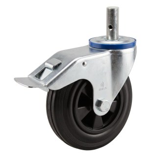 roulette pivotante avec frein 160mm série 01 ᠆ 15 goupille palier lisse