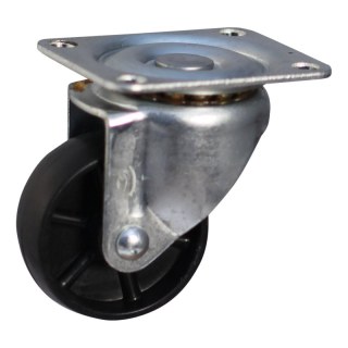 roulette pivotante 45mm serie 65 - 44 montage de la plaque palier lisse