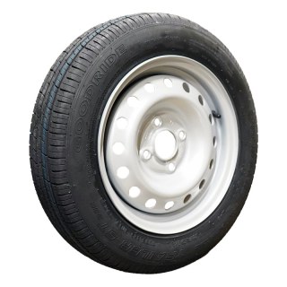 pneu + roue 155 R13C 5Jx13H2 ET30 57/100/4 métal ST290 gris argent