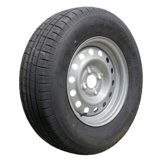 pneu + roue 185 R14C 5½Jx14H2 ET30 57/100/4 métal ST290 M+S gris argent
