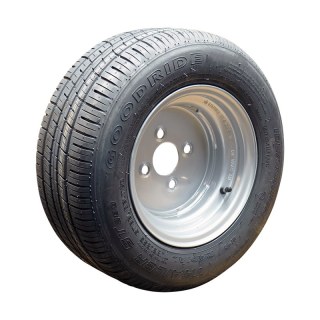 pneu + roue 195/55 R10C 6.00x10H2 ET-4 60/100/4 métal ST290 M+S gris argent