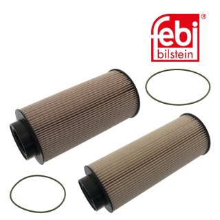 Ensemble de filtre à carburant avec bagues d'étanchéité