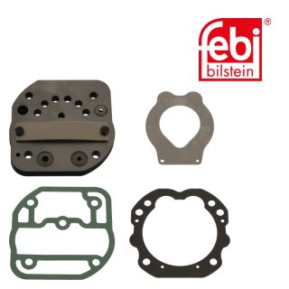 Kit de rép clapet à lamelles pour compresseur pneumatique, avec plaque de vannes