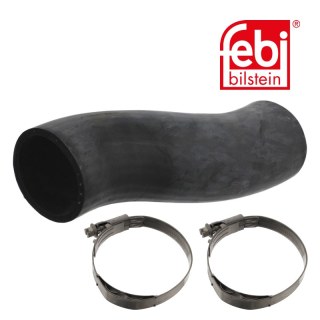 Durite de radiateur avec colliers de serrage