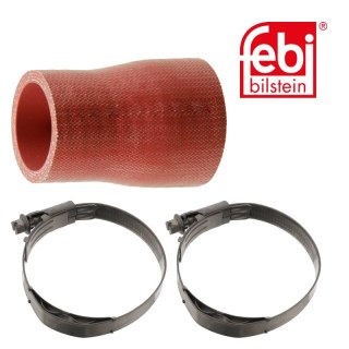 Durite de radiateur avec colliers de serrage