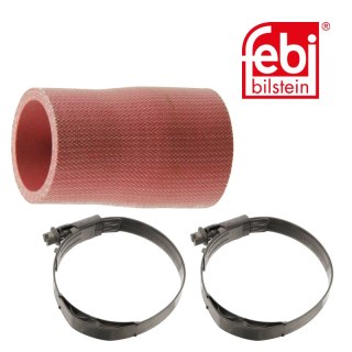 Durite de radiateur avec colliers de serrage