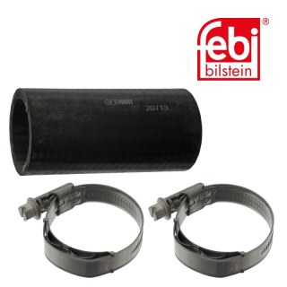 Durite de radiateur avec colliers de serrage