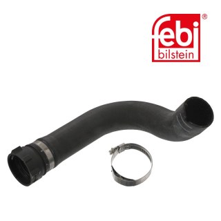 Durite de radiateur avec colliers de serrage