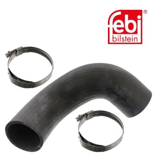 Durite de radiateur avec colliers de serrage