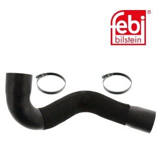 Durite de radiateur avec colliers de serrage