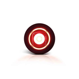 barre de position LED compact à installer rouge | 12-24V
