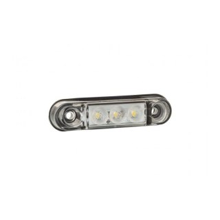 barre de position LED blanc| 12-24V | 50cm cable