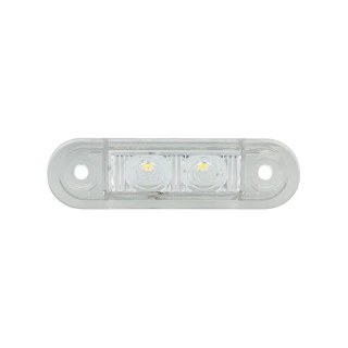 barre de position LED blanc | 12-24V | 20cm de cable