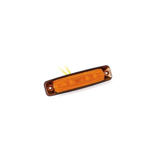 barre de balisage LED orange 12-24V câble de 15cm
