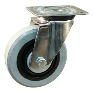 roulette pivotante 125mm série 14 ᠆ 31 montage de la plaque Roulement à billes en inox