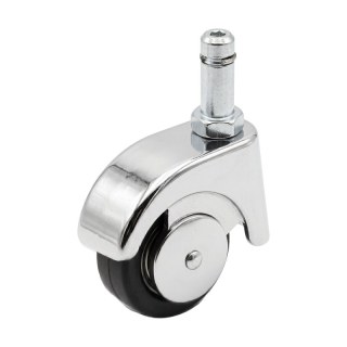 roulette pivotante 50mm série 50-09 draadstift M10 roulement à billes