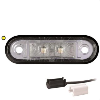 Feu de position LED orange | 12-24V | 1,5mm². connecteur