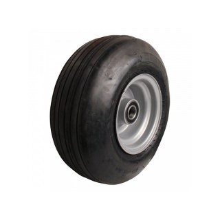 pneu + roue 13x5.00-6 4.50Ax6 ET0 NL75mm métal V-3503 gris argent