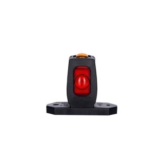 LED breedtelamp compact rood-wit-amber 12-24V 50cm kabel