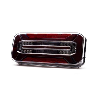 LED achterlicht black links | 12-24V | 7-Pin's AMP