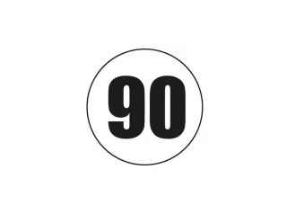 Disque adhésif 90 km/h